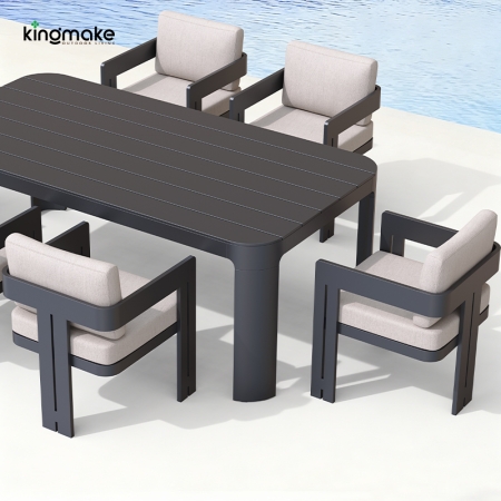 Modern Aluminum Neo Collection Outdoor Dining Set KMD18026