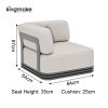 Layva Collection L-Shape Sectional Sofa Set