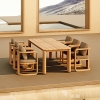 Luxury Solid Teak Outdoor Dining Set KMD18025