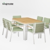 modern aluminum vintis collecton dining set