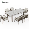 Cenxi Collection Bronze Outdoor Dining Set
