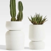 Modern Concrete Round Outdoor Flower Pot KM9008
