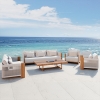 All-Weather Teak Woven Garden Sofa KMD18003
