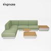 modern aluminum vintis collecton l-shape sofa