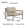 Niva Collection Outdoor Single Sofa 