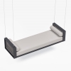 Modern Aluminum Hand-woven 2-Seater Swing Chair KM6707