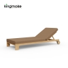 luxury teak malta collection sun lounger