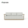 Modern Teak Outdoor Three Seater Sofa KM18038