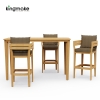 Cima Collection Teak Outdoor Bar Set