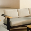 Modern Aluminum Rope Woven Three Seating Sofa KMD18001