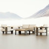 Modern Aluminum Garden Sofa KMD18006
