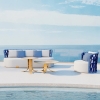 Aluminum Rope Woven Outdoor Sofa KMD18005