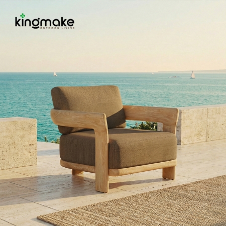 Natural Teak Tider Outdoor Sofa KM18036