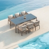 Aluminum Rattan Woven Outdoor Sofa KMD18004