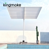High-end Aluminum Square Flat Roof Umbrella KMS8624-7