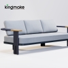 Modern Aluminum Rope Woven Three Seating Sofa KMD18001