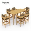 Cima Collection Teak Outdoor Bar Set