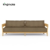 Cima Collection Teak Outdoor Conversation Sofa Set
