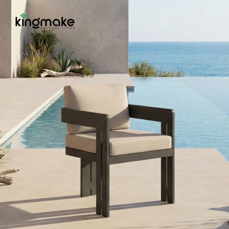 Modern Aluminum Neo Collection Outdoor Chair KMD18026