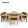 Cima Collection Teak Outdoor Dining Set 