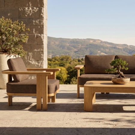 kinglife colletion luxury teak sofa set