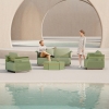 Aluminum Turquoise Series 4-Piece Outdoor Sofa Set KMD18006