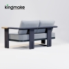 Modern Aluminum Rope Woven Two Seating Sofa KMD18001