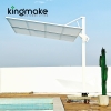 High-end Aluminum Square Flat Roof Umbrella KMS8624-7