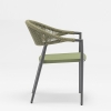 Modern Aluminum Woven Garden Chair KM3210