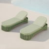 Aluminum Turquoise Series Sun Lounger KMD 18006