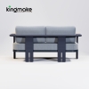 Modern Aluminum Rope Woven Two Seating Sofa KMD18001