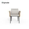 Albert Collection Rope Weave Aluminum Outdoor Dining Set