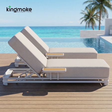 High-End Aluminum Sun Lounger KM18037