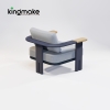 Modern Aluminum Rope Woven Single Sofa KMD18001