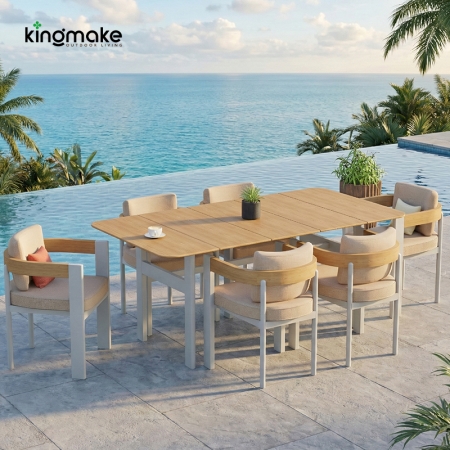 Contemporary Paradise Collection Outdoor Dining Set KM18033