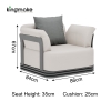 Layva Collection L-Shape Sectional Sofa Set