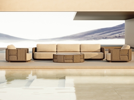 High-end Aluminum Outdoor Sofa Set KMD18010
