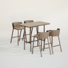 Modern Aluminum Woven Outdoor Bar Furniture KMD18032