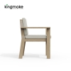 Modern Teak Outdoor Dining Set KMD18038