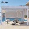 Modern White Aluminum Pergola KM18039-2