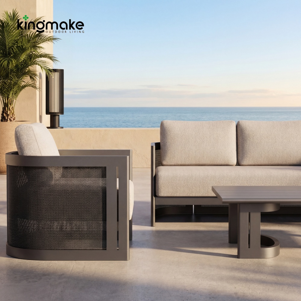 Aluminum Outdoor Sofa: Essential for Hospitality & Commercial Spaces