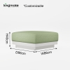 modern aluminum vintis collecton l-shape sofa