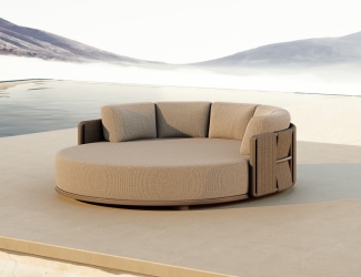 Modern Aluminum Woven Outdoor Daybed KMD18010