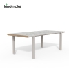 Cenxi Collection White Outdoor Dining Set 