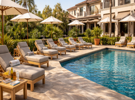 How Many Pool Loungers Should a Resort Pool Have?