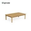 Modern Wooden Powder-Coated Aluminum Sofa KMD18028