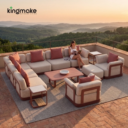 Layva Collection L-Shape Sectional Sofa Set
