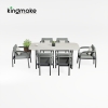 Waterproof Aluminum Rolla Collection Outdoor Dining Set KM18035