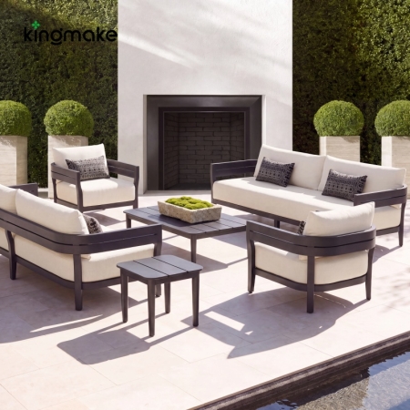 Cima Collection Aluminum Outdoor Sofa Set 