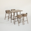 Modern Aluminum Woven Outdoor Bar Furniture KMD18010